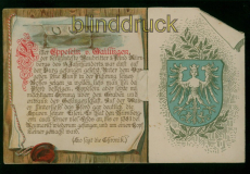 N�rnberg Litho-AK Klappkarte Ritter Eppesein v Gailingen Gr��e a N�rnberg(d10487