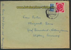 Bund Landpoststempel Jlich-Sd 1954 Fernbrief (21888)