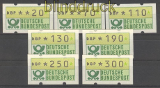 Bund ATM 1981 Mi # 1 Versandstellensatz 2 postfrisch (21199)