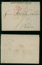 Vorphila-Brief Hannover Leer 1813 nach Norden Feuser # 1963-2 124 Leer (60546)