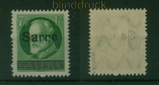 Saargebiet Mi #  C 31 postfrisch gepr�ft Burger BPP (60454)