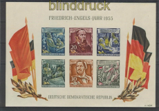 DDR Mi # Block  13 postfrisch Engels-Block (21706)