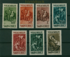 Saargebiet Mi # 135/41 postfrisch Volkshilfe 1929 Gem�lde (II) (60469)