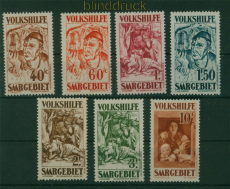 Saargebiet Mi # 144/50 postfrisch Volkshilfe 1931 Gem�lde (III) (60471)