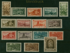 Saargebiet Mi # 179/94 postfrisch Volksabstimmung 1935 Landschaftsbilder (60477)