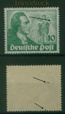 Berlin Mi #  61 I postfrisch 10 Pfg. Goethe Plattenfehler (60693)