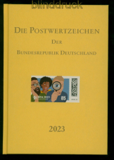 Bund Jahrbuch 2023 kplt mit allen postfrischen Marken hohe Nominale (60791)