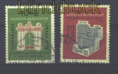 Bund Mi #  171/72 gestempelt IFRABA 1953 (17068)
