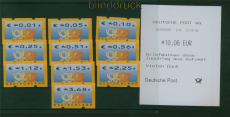 Bund ATM 2002 Mi # 4.1 postfrisch Versandstellensatz 1 (60774)
