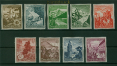 dt. Reich Mi # 675/83 postfrisch WHW 1938 Landschaften (60670)