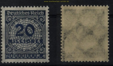 dt. Reich Mi # 319 A W b postfrisch geprft Winkler BPP (27366)