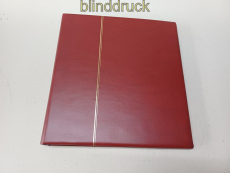 Safe roter Ringbinder 707 mit 2 Blatthebern und 2 Vorbl�ttern gebraucht (60794)