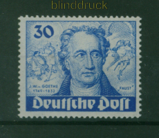 Berlin Mi #  63 postfrisch 30 Pfg. Goethe (60898)