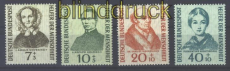 Bund Mi #  222/25 postfrisch Helfer der Menschheit 1955 (16849)