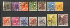 Berlin Mi #  21/34 Rotaufdruck gestempelt geprft Schlegel BPP (17861)