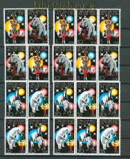 DDR Zusammendrucke Mi # 2364/67 postfrisch WZd 394 - SZd 167 Zirkuskunst (26436)