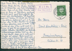 Landpoststempel Bilm ber Hannover 1959 (26691)