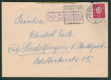 Landpoststempel Grovillars ber Mhlacker (Wrtt.) 1960 (26690)