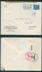 Niederlande Auslandsbrief nach Finnland Doppelzensur 1940 (26082)
