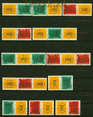 DDR Zusammendrucke Mi # 1012/13 postfrisch WZd 118- SZd 51 Leipziger Messe (40603)