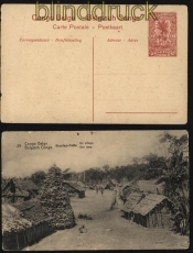 Belgisch-Kongo sw-Foto-GSK Stanley-Falls Un village Een dorp ungebraucht (32338)