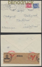 Frankreich Auslands-Zensur-Brief Paris 1942 Deutsche Zensur (44900)