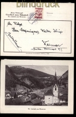 sterreich Hotel-Reklame-Brief aus St. Jodock 1927 (32381)
