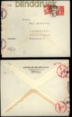 Dnemark Auslands-Zensurbrief Kopenhagen 1941 (29439)