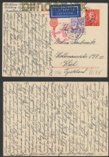 Schweden GSK P 51 Auslands-LuPo-Zensur-Karte Gteborg 29.4.1942 (44949)