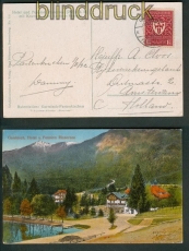 dt. Reich Mi # 199 d EF Auslands-Drucksachen-AK geprft (25472)
