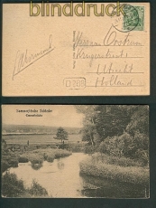 dt. Reich Mi 143 a EF Auslands-Drucksachen-AK 1920 (25411)
