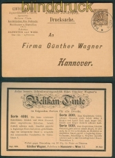 dt. Reich Privat-GSK PP 8 B 8 / 03 gestempelt Wagner (25394)