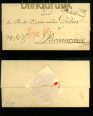Vorphila-Brief Hannover nach Bremervrde 1826 (40988)