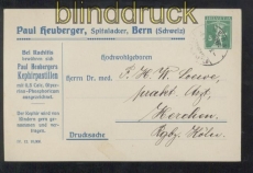 Schweiz Privat-GSK Kephirpastillen Heuberger Bern 1912 (35979)