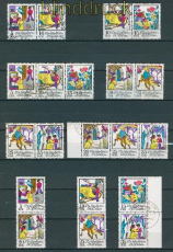DDR Zusammendrucke Mi # 1801/06 gestempelt WZd 275 - SZd 121 Mrchen (25252)
