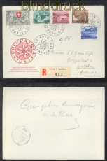 Schweiz Mi # 580/84 Pro Patria 1953 Ersttagsbrief FDC (44291)