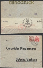 Schweiz Auslands-Zensur-Brief Solothurn 1941 Deutsche Zensur (44963)