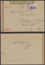Schweiz Auslands-Zensur-Brief Troggen 1943 Deutsche Zensur (44975)