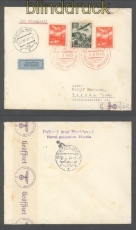 Slowakei MiF Auslands-Zensur-LuPo-Brief Bratislava 1940 (43060)