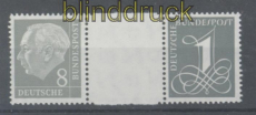 Bund Zusammendruck Mi # WZ 15 b Y II  postfrisch Heuss (44656)