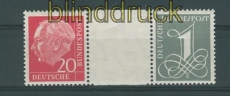 Bund Zusammendruck Mi # WZ 16 b Y II  postfrisch Heuss (26034)