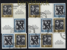 DDR Zusammendrucke Mi # 1680/81 gestempelt WZd. 248/53 Widerstandskmpfer (33161)