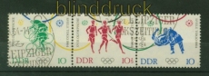 DDR Zusammendrucke Mi # 1039/44 gestempelt WZd 135 Sonderstempel (34960)