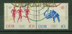 DDR Zusammendrucke Mi # 1039/44 gestempelt WZd 130 Tagesstempel (34955)