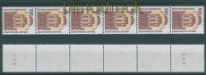 Bund Mi # 1679 R I postfrisch Sehenswrdigkeiten 6er-Streifen (27490)