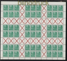 DDR Zusammendrucke Markenheftchenbogen Mi # 7 bis 9 postfrisch (31795)