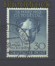 Berlin Mi #  87 Beethoven gestempelt Rundstempel Berlin  (17197)