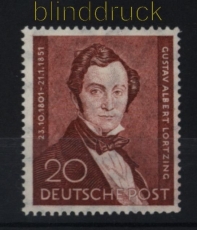 Berlin Mi #  74 postfrisch Albert Lortzing (32854)