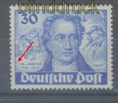 Berlin Mi #  63 I postfrisch Plattenfehler I (43518)