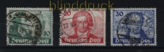 Berlin Mi # 61/63 Goethe-Satz gestempelt  (29465)